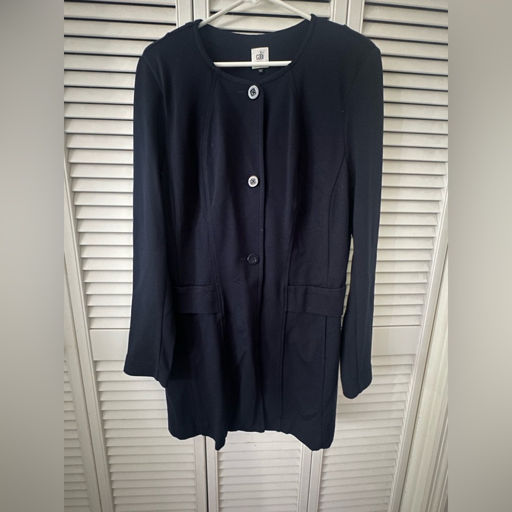 Cabi lido size large navy jacket